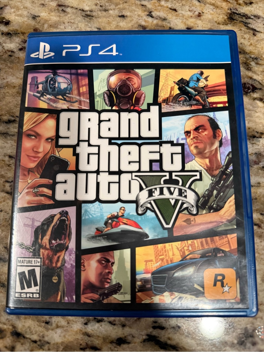 Grand Theft Auto V (Blue PS4 Case) -